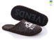Men's felt slippers 311 brown, Economy, 44/45, Close, Felt