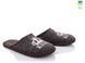 Men's felt slippers 311 brown, Economy, 44/45, Close, Felt
