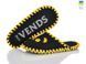 Children's felt slippers 038 black, Economy, 30/31, Close, Felt, Panda