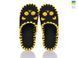 Children's felt slippers 038 black, Economy, 30/31, Close, Felt, Panda