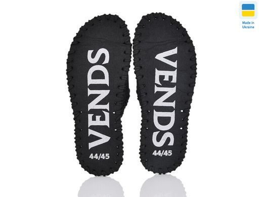 Men's felt slippers 355 black, Economy, 40/41, Open, Felt, Sea