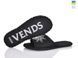 Men's felt slippers 355 black, Economy, 40/41, Open, Felt, Sea