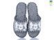 Men's felt slippers 321 gray, Economy, 40/41, Open, Felt