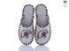 Men's felt slippers 382 gray, Economy, 40/41, Close, Felt, Birds