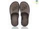 Men's felt slippers 306 beige, Economy, 40/41, Close, Felt, Wolfs