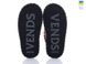 Children's textile slippers 019, 32/33, Economy, VENDS, For girl, Textile, Demi, Close, Without paint