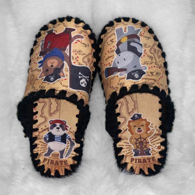 Children's textile slippers 0908B, 30/31, Textile, VENDS, For boy, Textile, Demi, Close