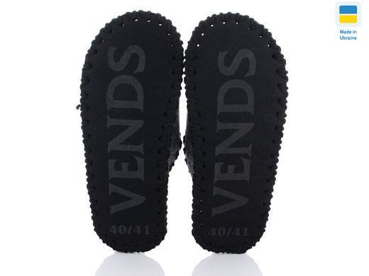 Men's felt slippers 319 gray, Economy, 40/41, Open, Felt