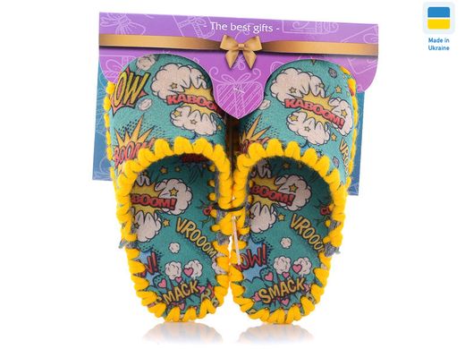 Children's felt slippers 864, 30/31, Fashion, VENDS, Unisex, Felt, Demi, Close