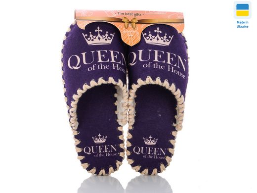 жіночі фіолетові капці Queen