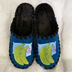 Men's velor slippers 21-341, Premium, 44/45, Close, Velours, Loved ones