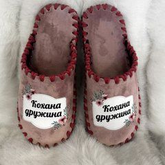 Women's velor slippers 21-199, Premium, 36/37, Close, Velours, For family