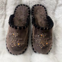 Women's velor slippers 21-206, Premium, 36/37, Close, Velours, Godmother