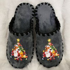 Men's velor slippers 21-335, Premium, 40/41, Close, Velours, Christmas | New Year