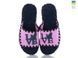 Women's felt slippers 172 pink, Economy, 36/37, Open, Felt, Cats