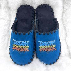 сині велюрові капці Dream Bigger
