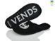 Men's felt slippers 326 black, Economy, 40/41, Close, Felt, Sport