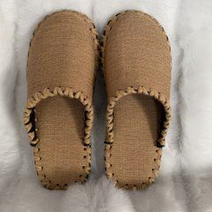 Men's textile slippers 21-310, Textile, 40/41, Close, Textile, Without paint