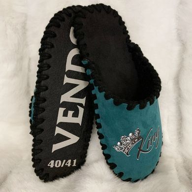 Men's velor slippers 21-326, Premium, 40/41, Close, Velours