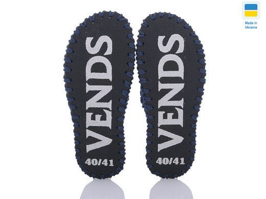 Men's felt slippers 351 blue, Economy, 40/41, Open, Felt, Loved ones