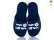 Men's felt slippers 351 blue, Economy, 40/41, Open, Felt, Loved ones