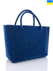 Жіноча сумка 1044 синій, Фетр, 31 см, 40 см, 15 см