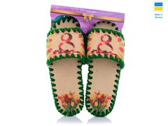 Women's felt slippers 567, 36/37, Fashion, VENDS, Female, Felt, Spring/Summer, Open