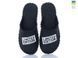 Men's felt slippers 385 black, Economy, 42/43, Close, Felt