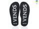 Men's felt slippers 385 black, Economy, 42/43, Close, Felt