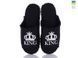 Men's felt slippers 344 black, Economy, 46/47, 32,5 cm, Open, Felt