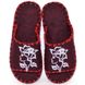 Women's felt slippers 261 bordo, 36/37, Economy, VENDS, Female, Felt, Spring/Summer, Open, Flowers