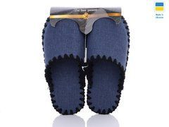 Men's textile slippers 21-306, Textile, 40/41, Close, Textile, Without paint