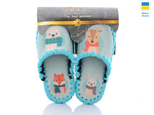 Children's felt slippers 902, 30/31, Fashion, VENDS, For boy, Felt, Demi, Close, Animals