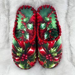 велюровые тапочки на подарок к новогодним праздникам