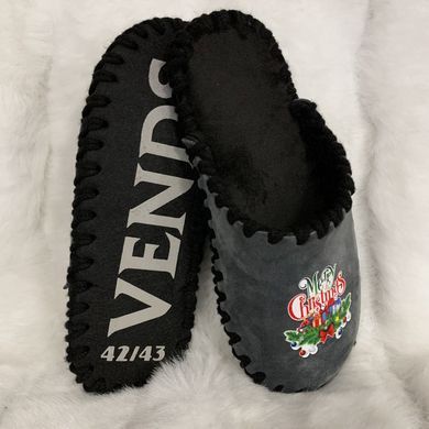 Velor slippers 21-151, Premium, 40/41, Close, Velours, Christmas | New Year