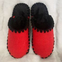 Women's velor slippers 21-161, Premium, 38/39, Close, Velours, Without paint