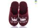 Women's felt slippers 201 burgundy, 36/37, Economy, VENDS, Female, Felt, Demi, Close