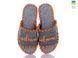 Women's felt slippers 267 gray, Economy, 40/41, Open, Felt, Home