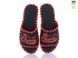 Women's felt slippers 288 black, Economy, 38/39, Open, Felt