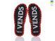 Women's felt slippers 288 black, Economy, 38/39, Open, Felt