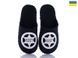 Men's felt slippers 360 black, Economy, 40/41, Close, Felt
