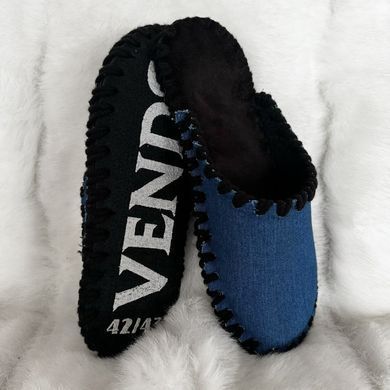 Men's corduroy slippers 21-350, Premium, 40/41, Close, Textile, Without paint
