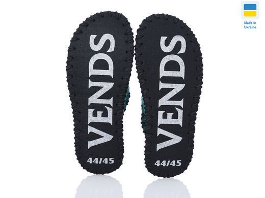 Men's felt slippers 376 green, Economy, 40/41, Close, Felt, Sport