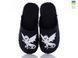 Men's felt slippers 347 black, Economy, 40/41, Close, Felt, Dragons