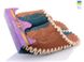 Women's felt slippers 5-98, 36/37, Fashion, VENDS, Female, Felt, Demi, Close