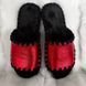 Women's home slippers 21-176, Premium, 38/39, Open, Faux leather, Without paint
